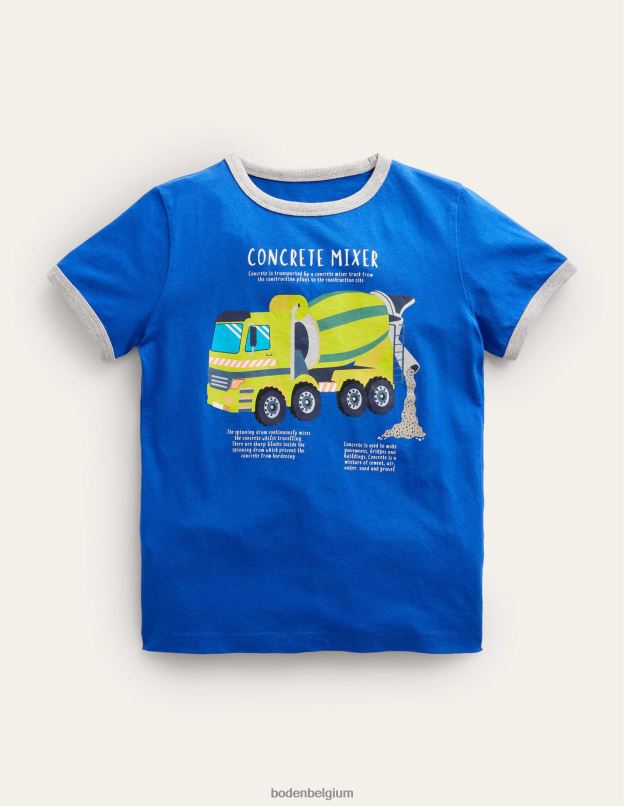 bébé Boden bétonnière t-shirt en aluminium de transport vêtements Z42D03389