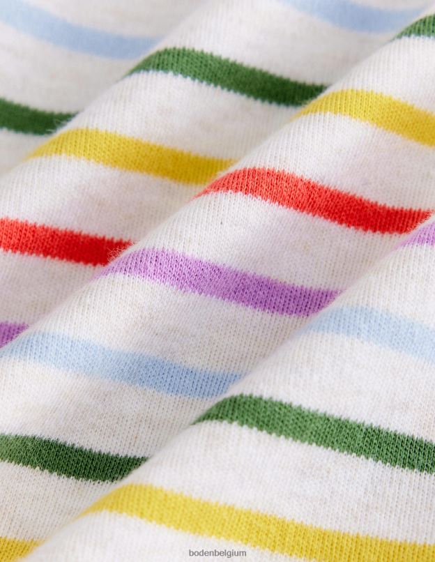 bébé Boden bande arc-en-ciel t-shirt à rayures vêtements Z42D03350