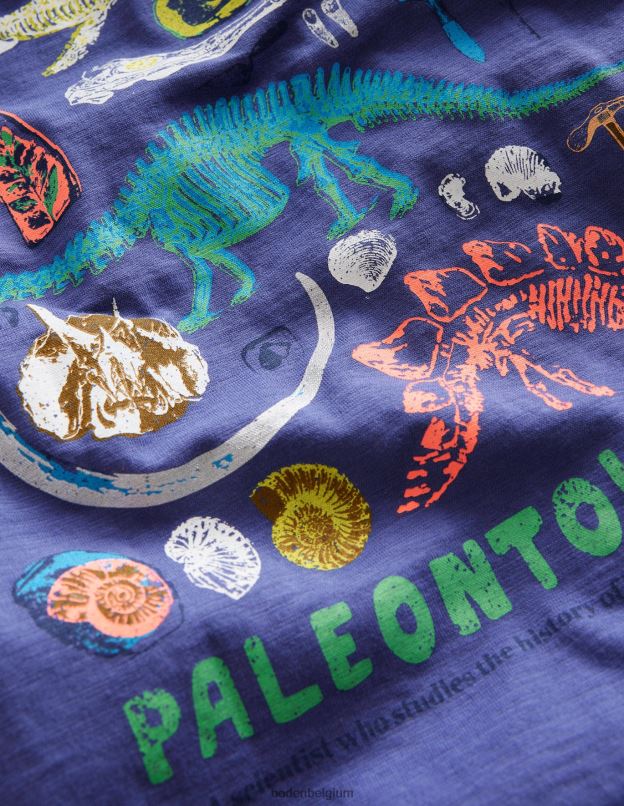 bébé Boden bleu tribord souple t-shirt amusant avec logo scientifique vêtements Z42D0423