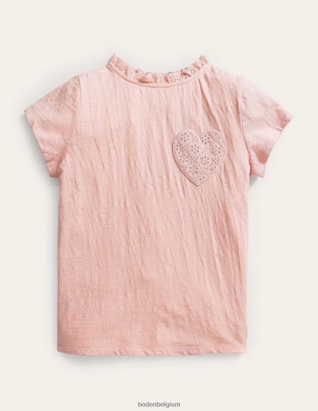 bébé Boden boto rose t-shirt à poche brodée vêtements Z42D03451