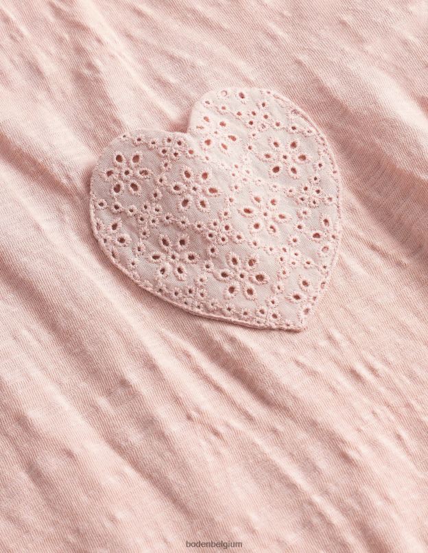 bébé Boden boto rose t-shirt à poche brodée vêtements Z42D03451