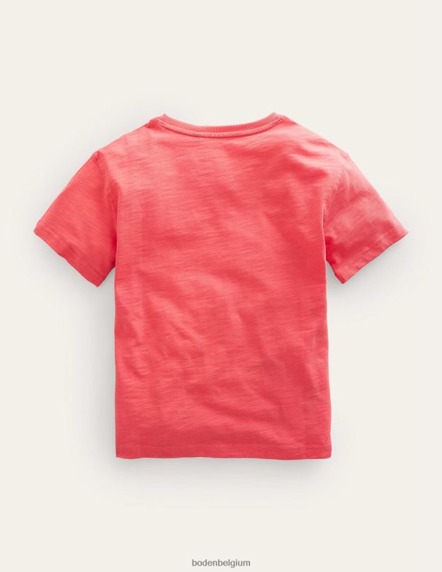 bébé Boden confiture de requin rouge t-shirt humoristique imprimé vêtements Z42D03378