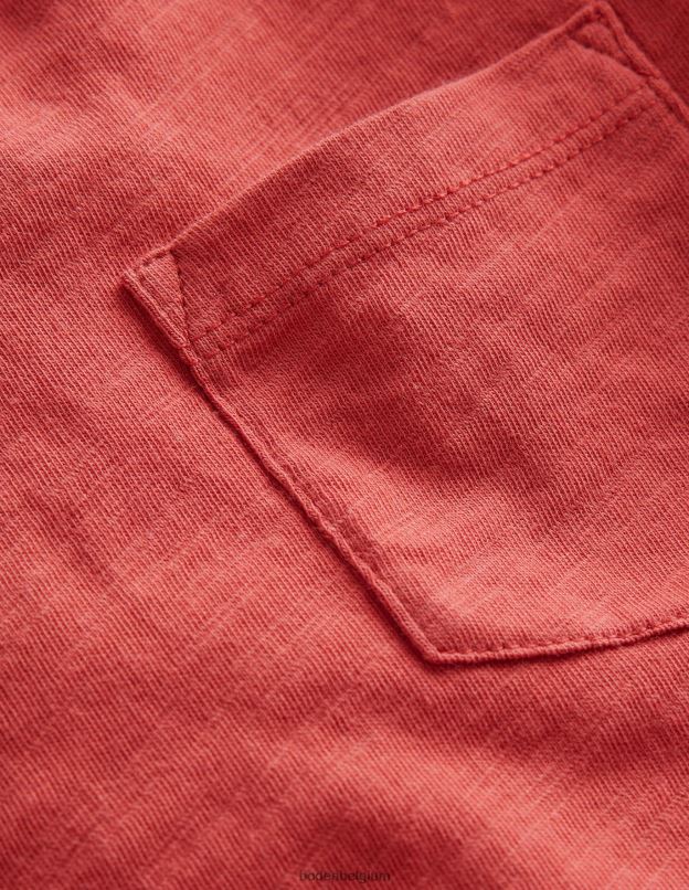 bébé Boden confiture lavée rouge t-shirt flammé délavé vêtements Z42D03322