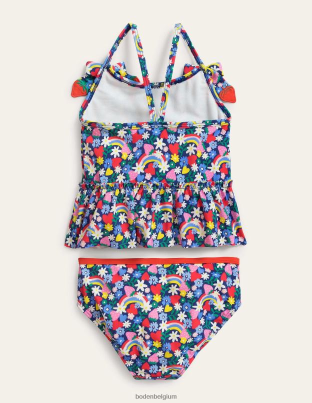 bébé Boden ditsy ivoire et multi arc-en-ciel ensemble de tankinis vêtements Z42D03380