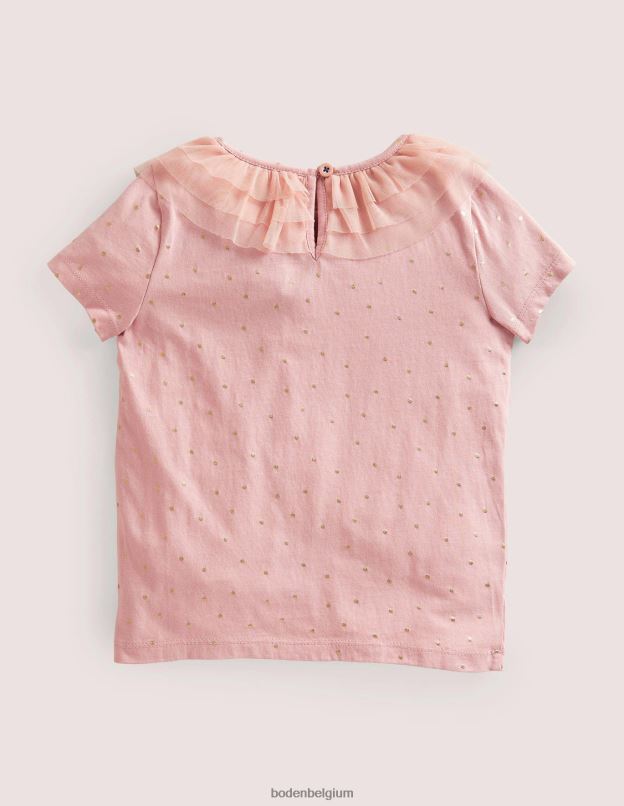 bébé Boden provence rose poudré haut en jersey de tulle vêtements Z42D03391