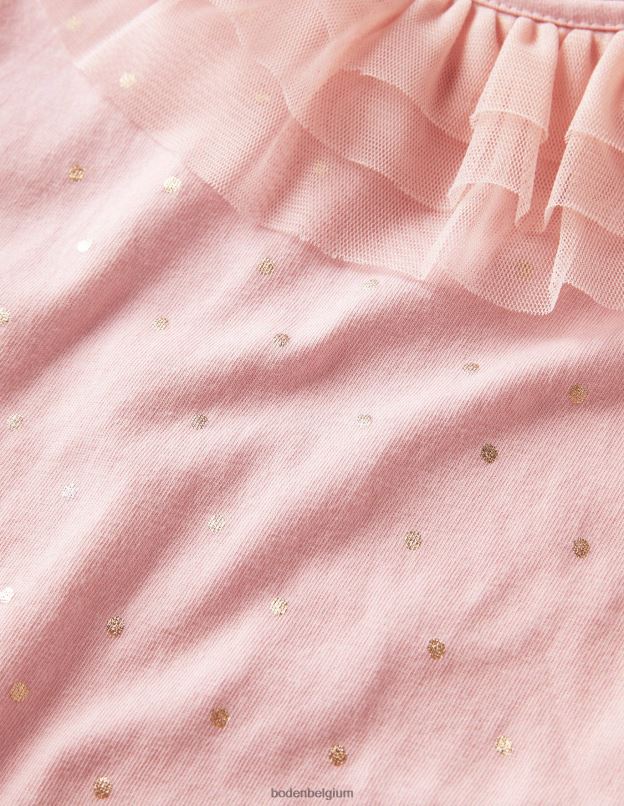 bébé Boden provence rose poudré haut en jersey de tulle vêtements Z42D03391