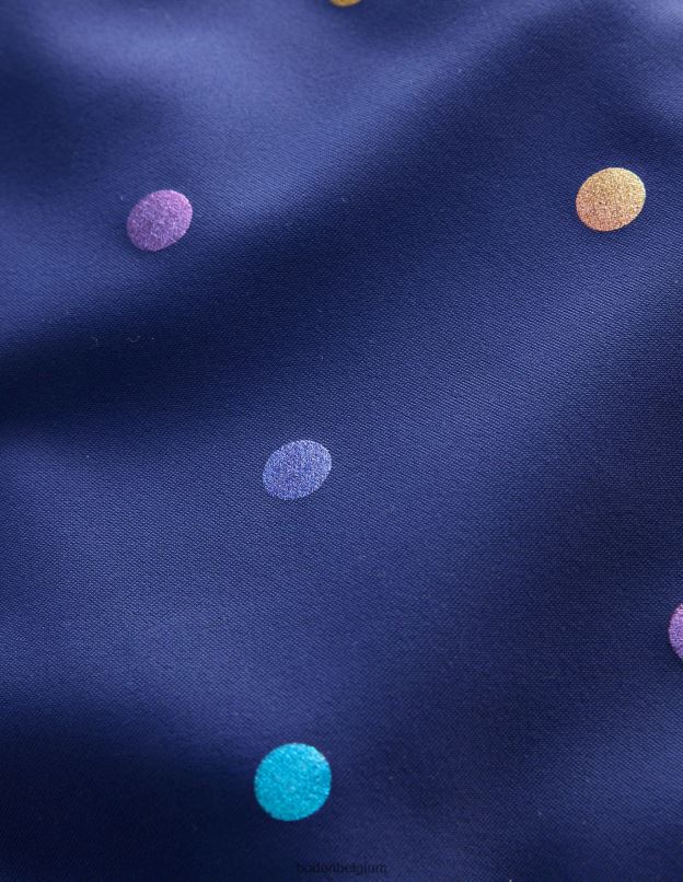 bébé Boden confettis en aluminium arc-en-ciel bleu marine bas de bikini taille haute vêtements Z42D0485
