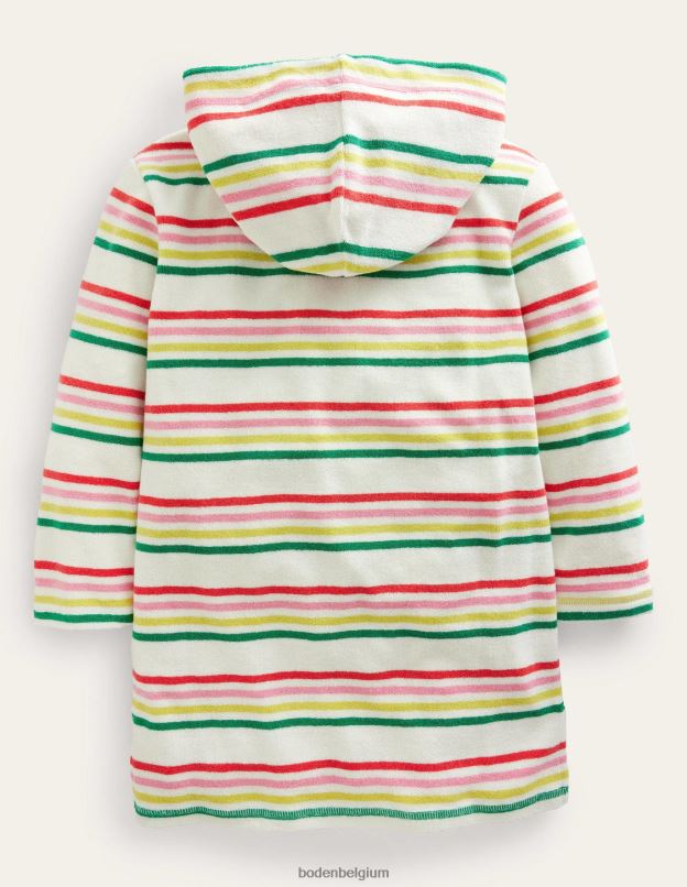 bébé Boden multi-rayures robe de plage à motif en tissu éponge vêtements Z42D0476