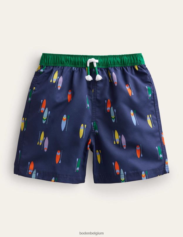 bébé Boden planche à pagaie de la marine universitaire shorts de bain vêtements Z42D0445