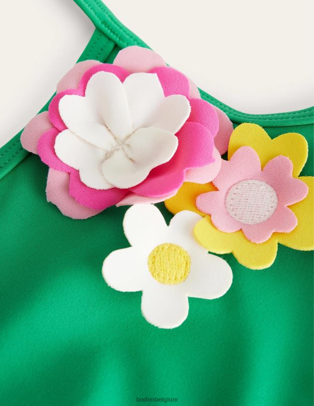 bébé Boden poivre vert bikini à fleurs flottantes vêtements Z42D03313