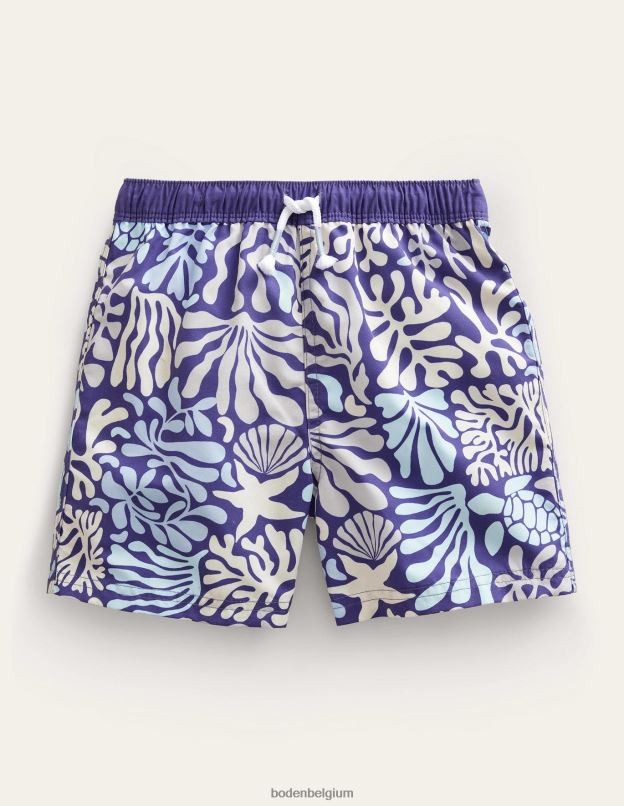 bébé Boden récif de corail tribord shorts de bain vêtements Z42D0452