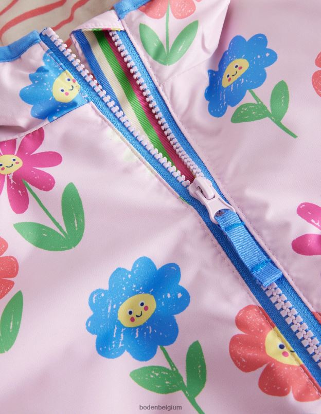 bébé Boden belles fleurs d'orchidées anorak doublé en jersey vêtements Z42D03394