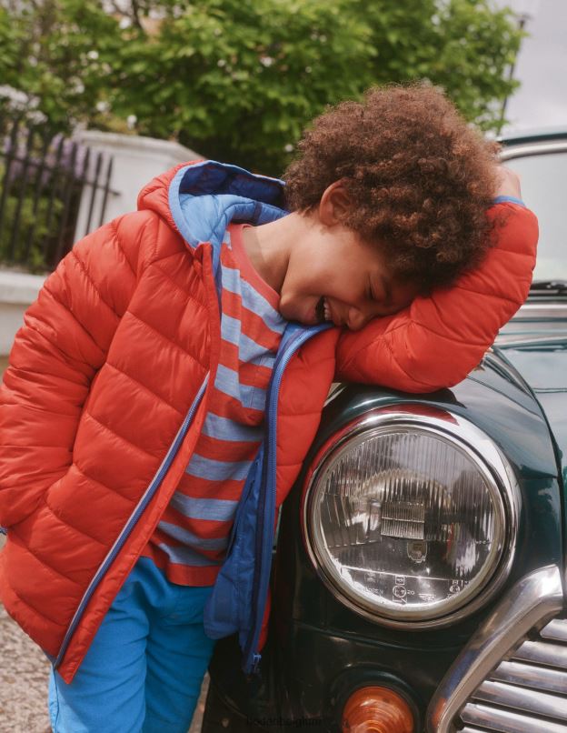 bébé Boden rouge veste matelassée pliable vêtements Z42D0546