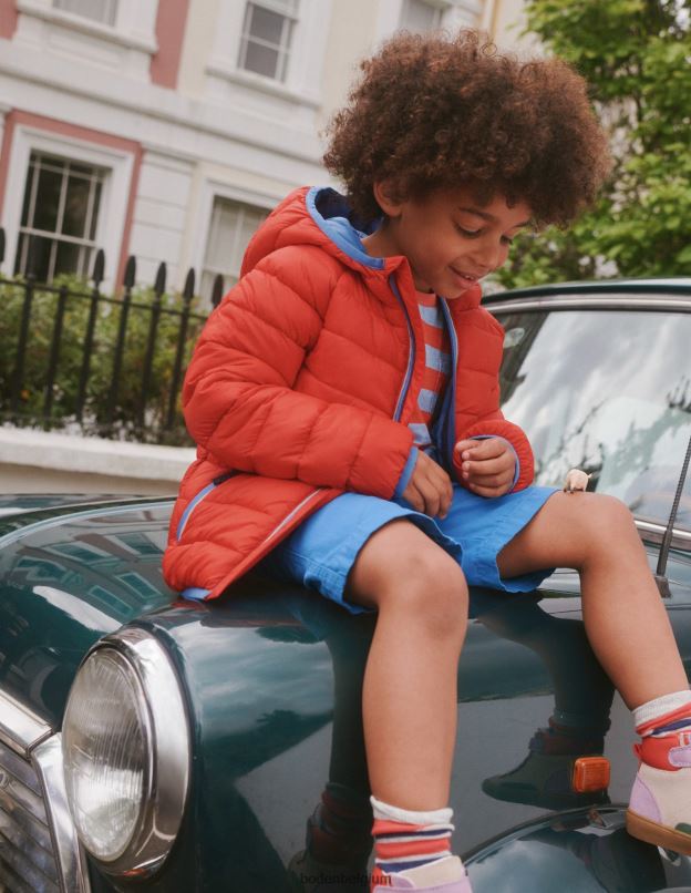 bébé Boden rouge veste matelassée pliable vêtements Z42D0546