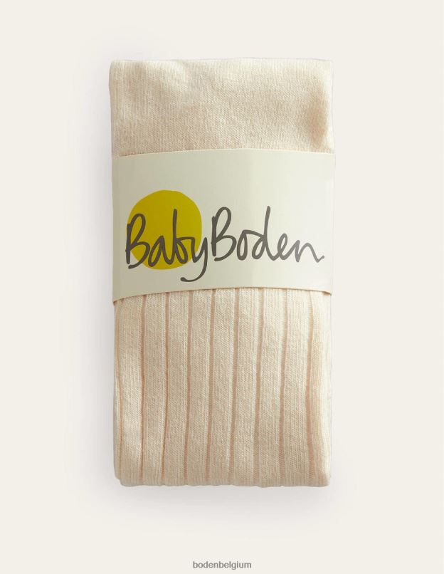 filles Boden ivoire/rose lot de 2 collants côtelés vêtements Z42D0843