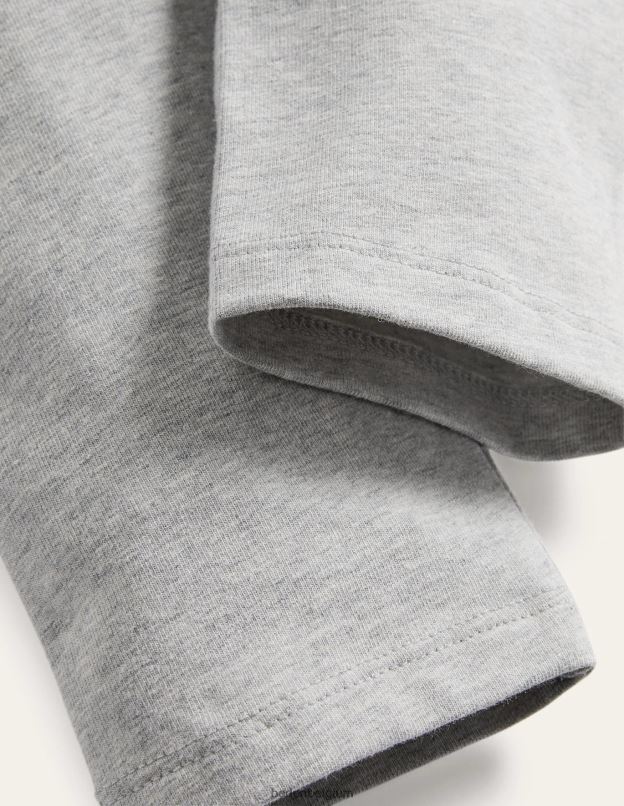 bébé Boden gris chiné legging court uni vêtements Z42D0522