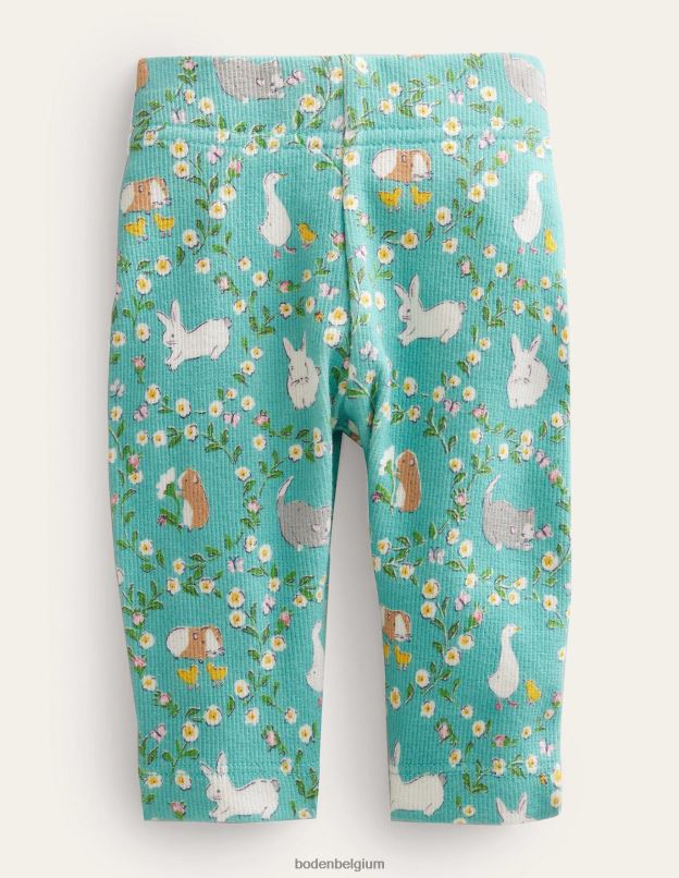 bébé Boden lapin vert source chaude legging imprimé vêtements Z42D03485