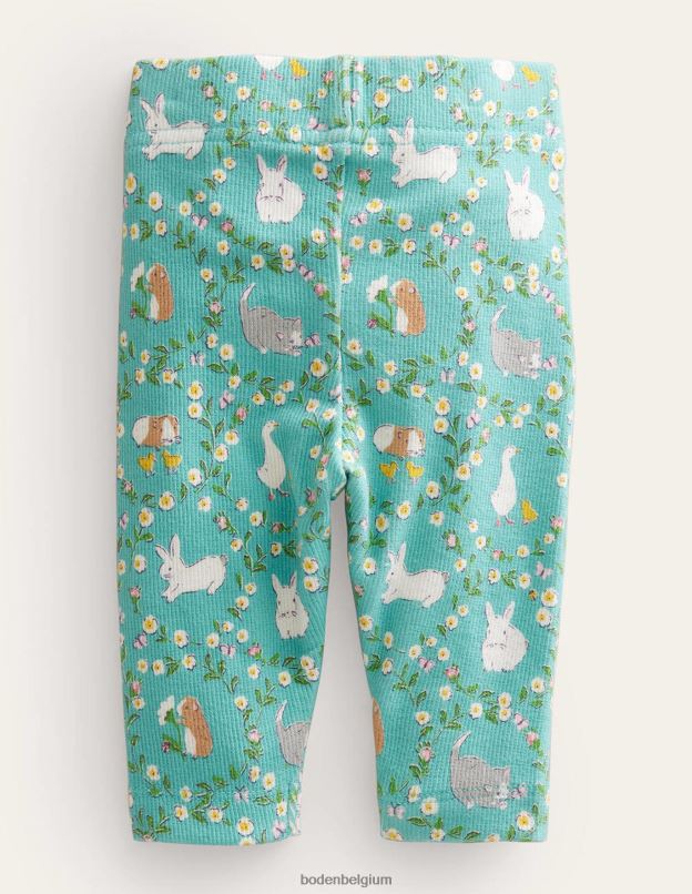 bébé Boden lapin vert source chaude legging imprimé vêtements Z42D03485