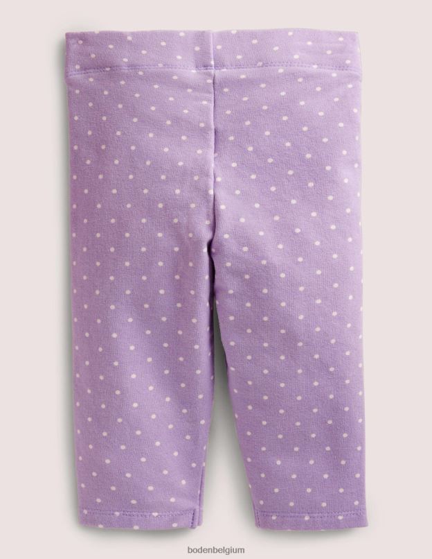 bébé Boden tache d'épingle lilas leggings confortables vêtements Z42D03366