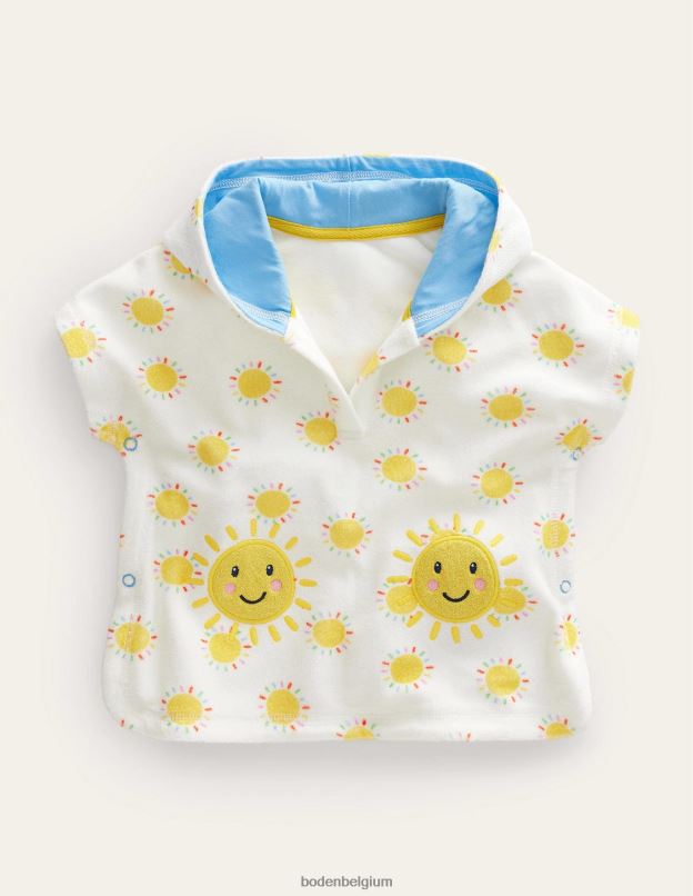 bébé Boden plusieurs soleils arc-en-ciel jeté en tissu éponge imprimé vêtements Z42D03470