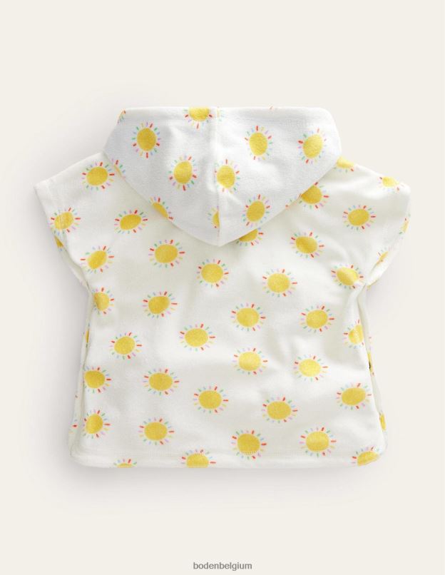 bébé Boden plusieurs soleils arc-en-ciel jeté en tissu éponge imprimé vêtements Z42D03470