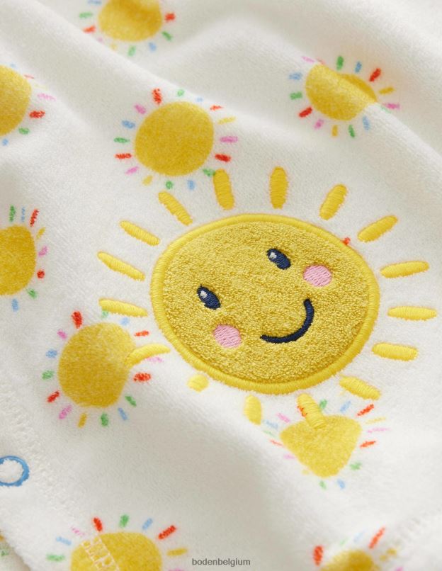 bébé Boden plusieurs soleils arc-en-ciel jeté en tissu éponge imprimé vêtements Z42D03470