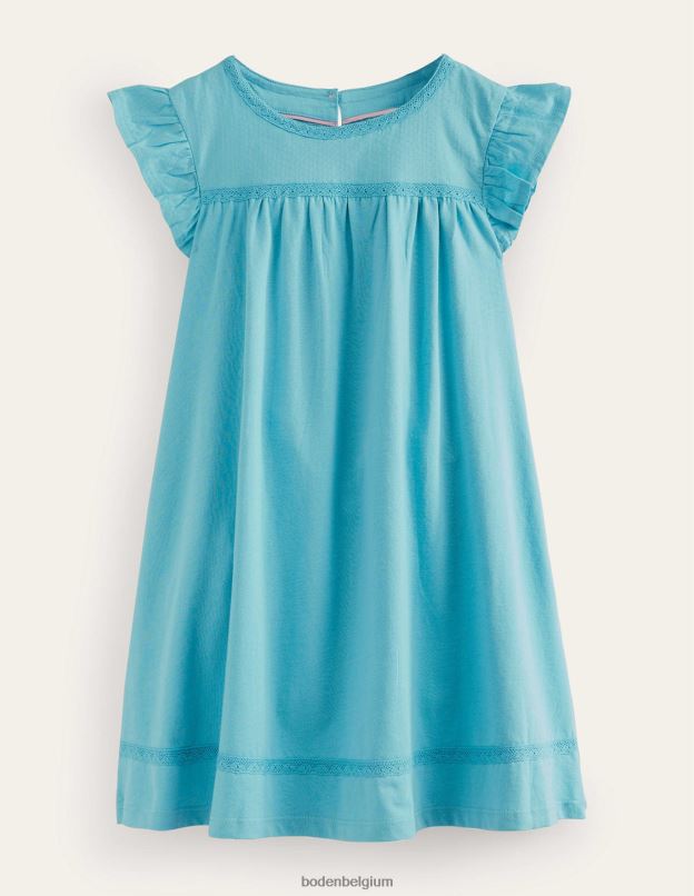 bébé Boden bleu delphinium robe en jersey à manches flottantes vêtements Z42D0342