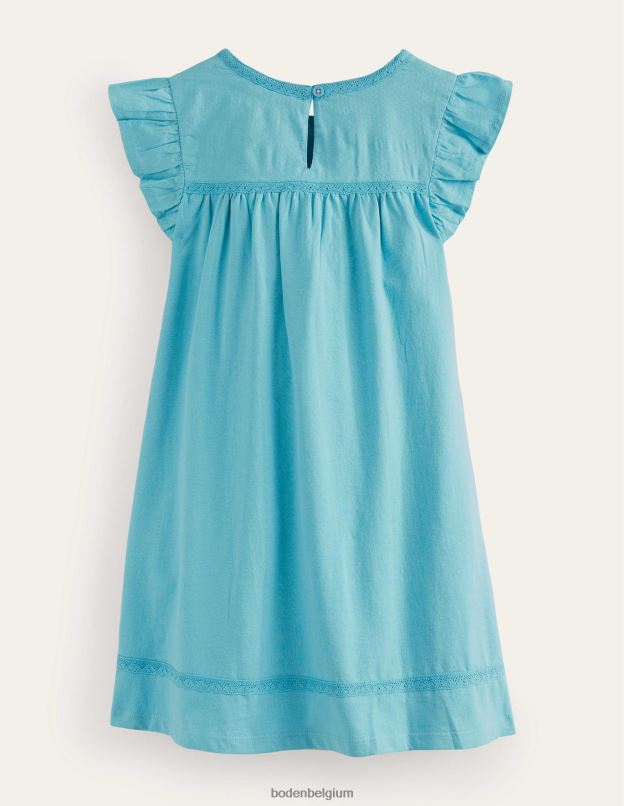 bébé Boden bleu delphinium robe en jersey à manches flottantes vêtements Z42D0342