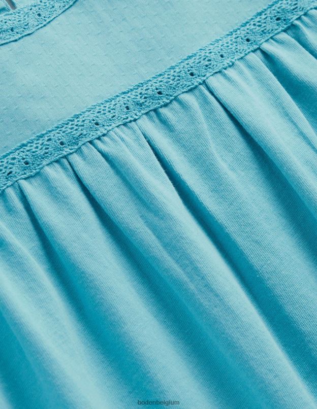 bébé Boden bleu delphinium robe en jersey à manches flottantes vêtements Z42D0342