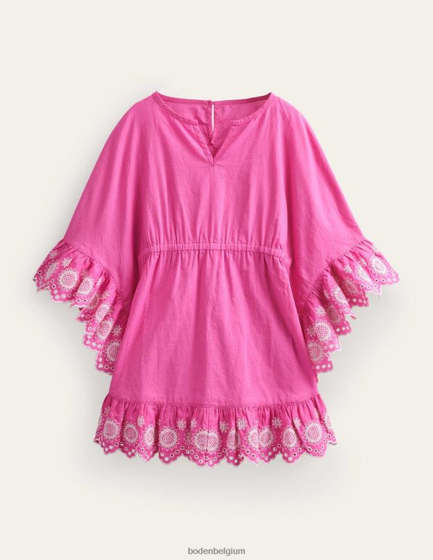 bébé Boden rose chatouillé caftan brodé vêtements Z42D03342
