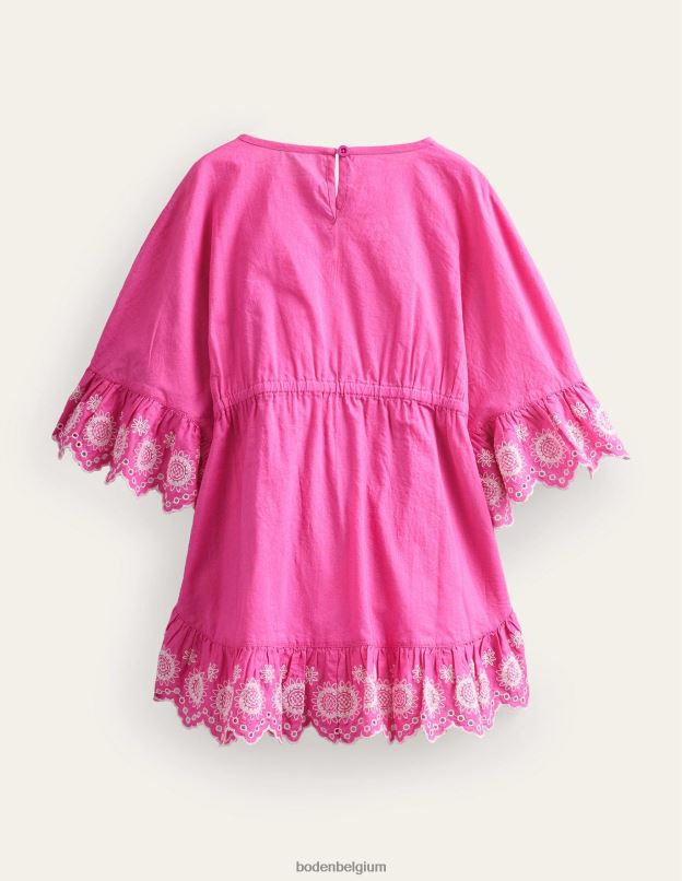 bébé Boden rose chatouillé caftan brodé vêtements Z42D03342