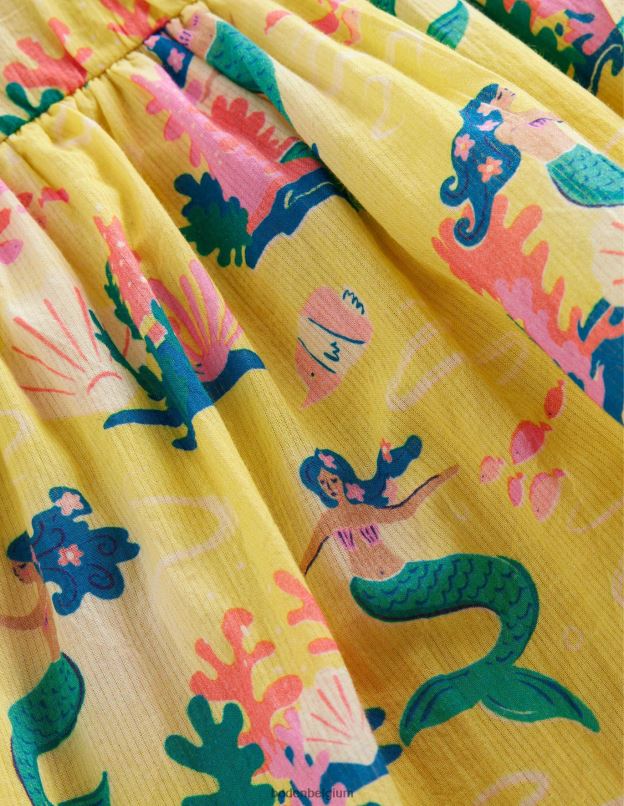 bébé Boden sirène jaune robe portefeuille vêtements Z42D0373
