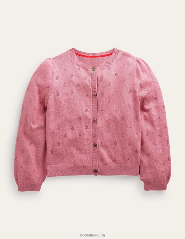 bébé Boden camée rose cardigan en coton et cachemire vêtements Z42D03330