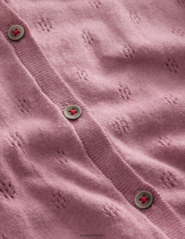 bébé Boden camée rose cardigan en coton et cachemire vêtements Z42D03330