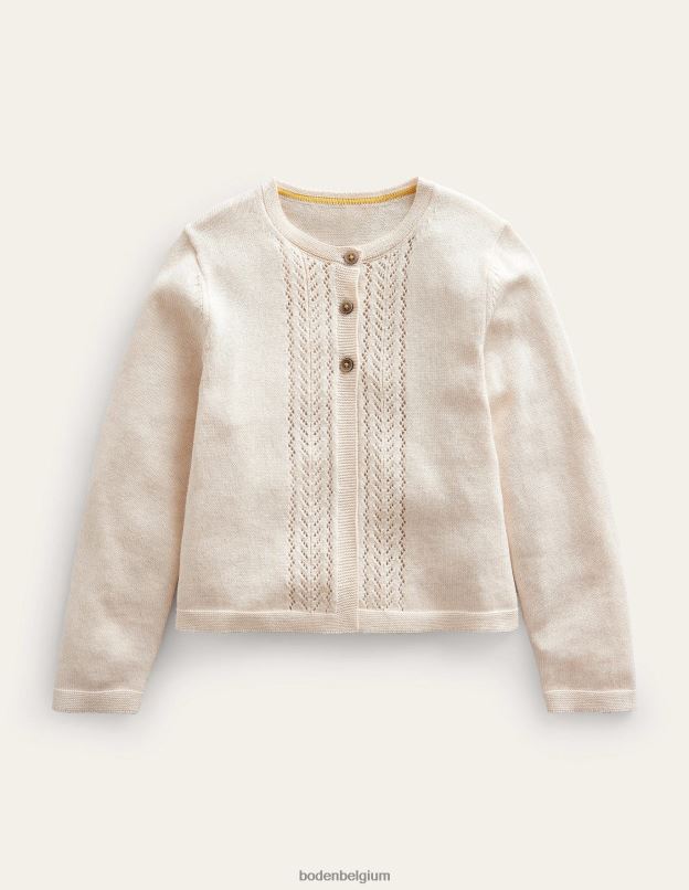bébé Boden écru cardigan en coton pointelle vêtements Z42D0536