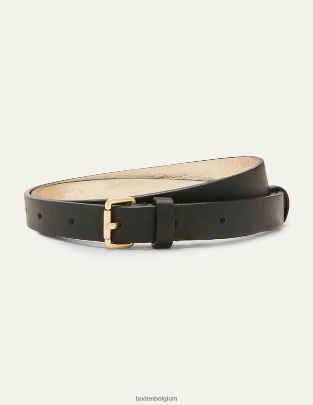 femmes Boden noir ceinture fine à boucle accessoire Z42D02379