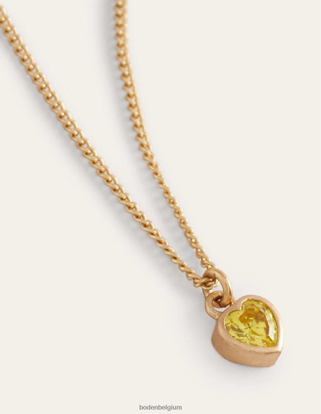 femmes Boden cœur colliers de charme accessoire Z42D0738