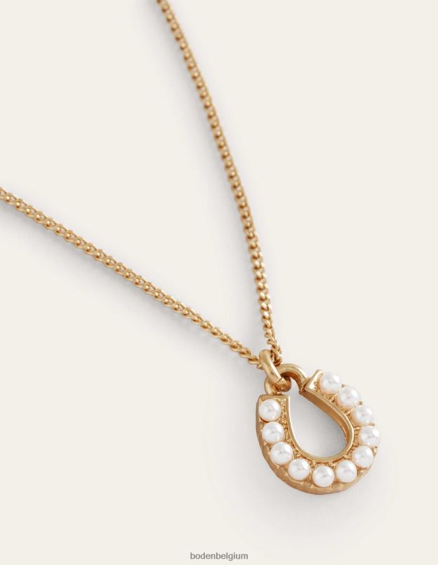 femmes Boden fer à cheval colliers de charme accessoire Z42D0737