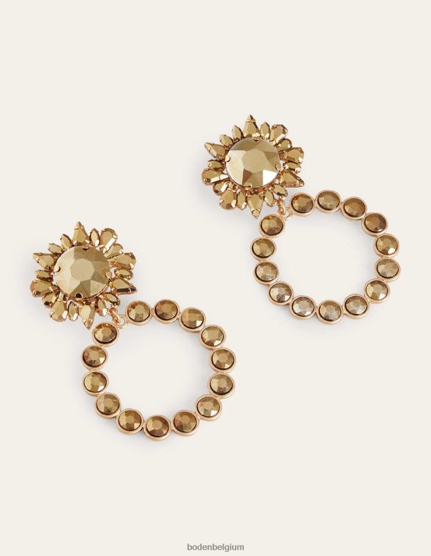 femmes Boden or boucles d'oreilles à bijoux tendance accessoire Z42D02347