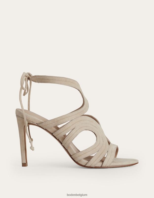 femmes Boden daim à l'avoine sandales à talons découpés chaussure Z42D0698