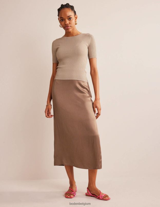 femmes Boden satin rose festival sandales plates en satin à brides d'orteil chaussure Z42D0700