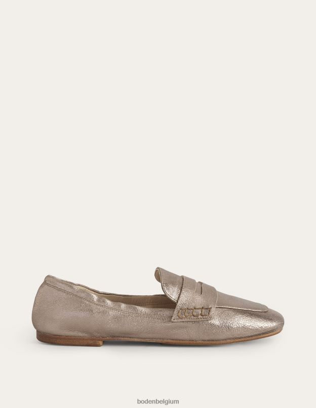 femmes Boden or mocassins à semelle souple chaussure Z42D02338