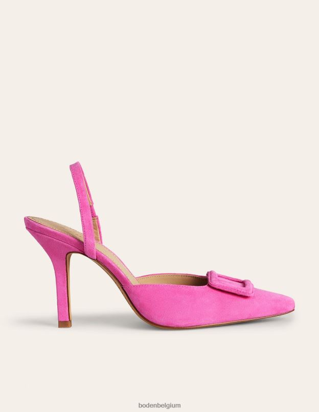 femmes Boden pensée pop escarpins à bride arrière avec détail de bordure chaussure Z42D02605