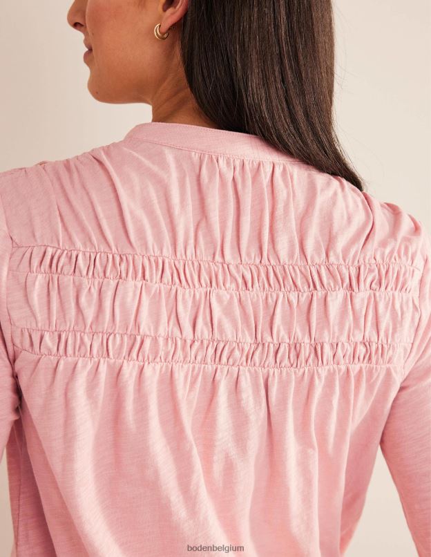 femmes Boden Milk-shake chemise à empiècement froncé vêtements Z42D01638