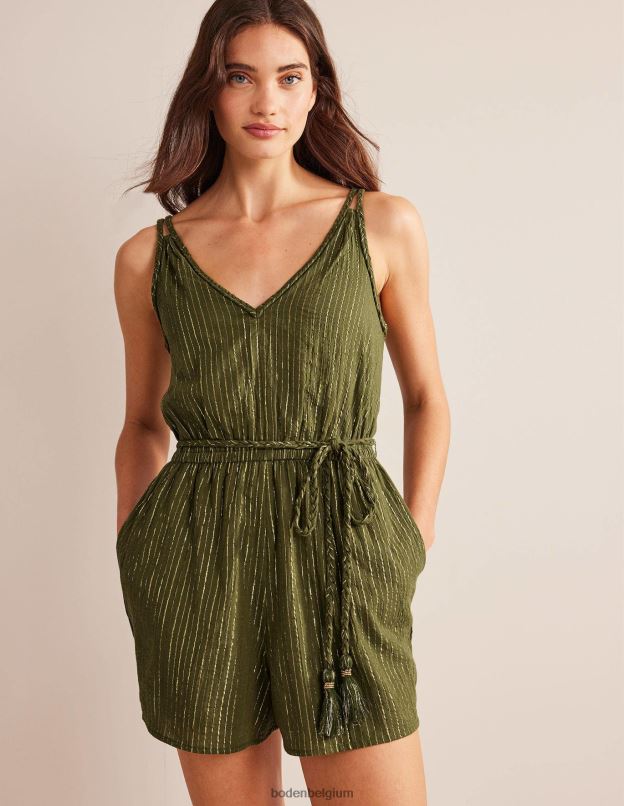 femmes Boden olive capulet combishort grec vêtements Z42D01690