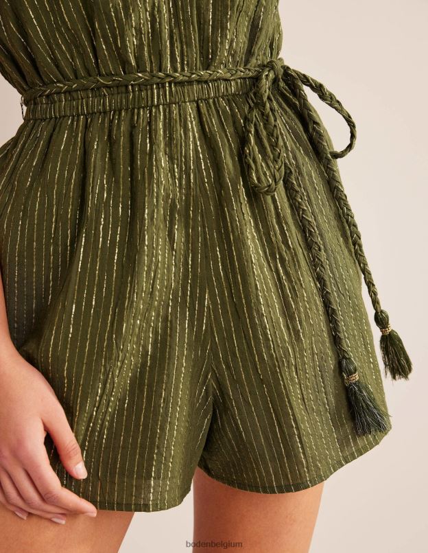 femmes Boden olive capulet combishort grec vêtements Z42D01690