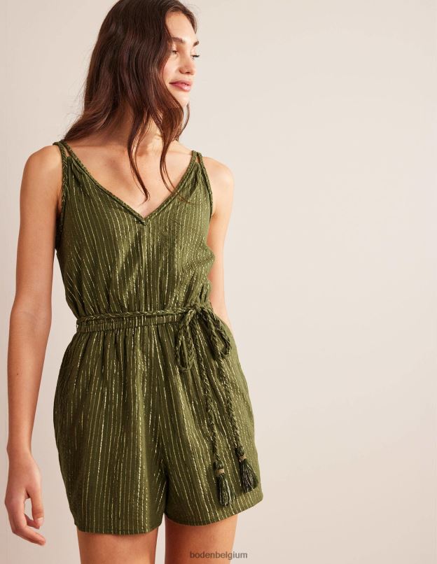 femmes Boden olive capulet combishort grec vêtements Z42D01690