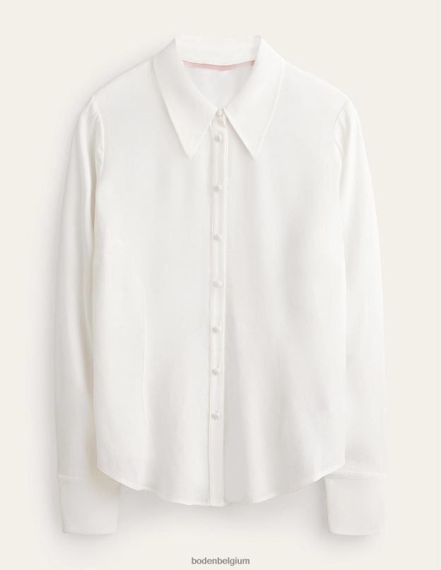 femmes Boden Ivoire chemise en soie vêtements Z42D0154