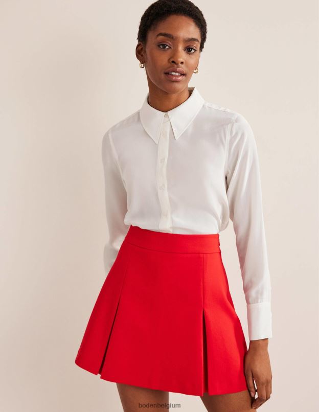 femmes Boden Ivoire chemise en soie vêtements Z42D0154