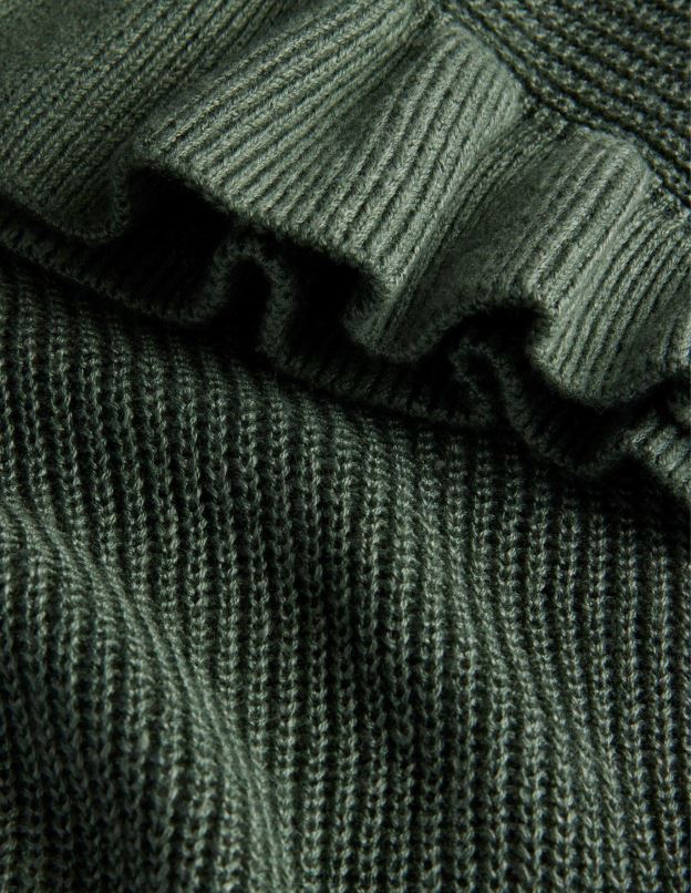 femmes Boden aulne gilet en lin côtelé à volants vêtements Z42D01647